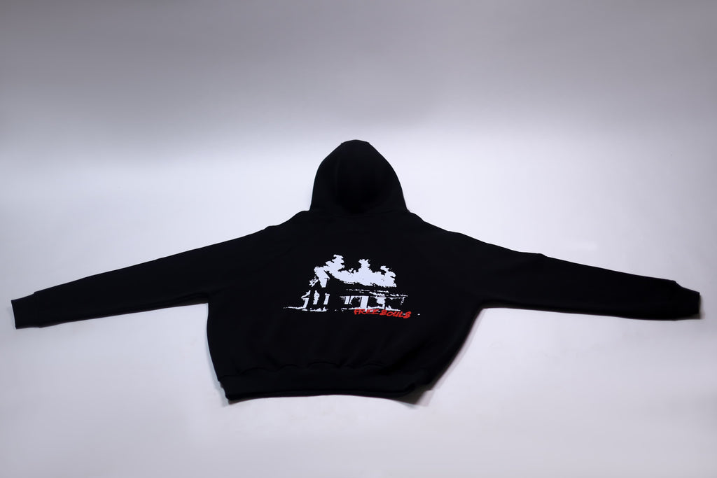 Boxy Hoodie - Black
