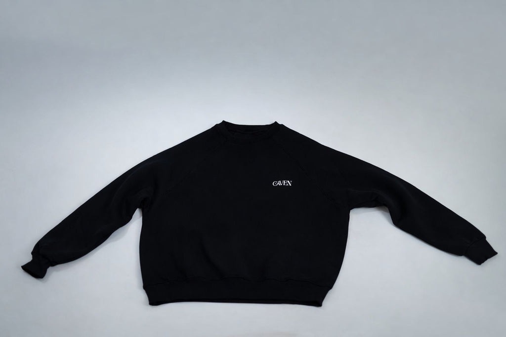 Boxy Crewneck - Black