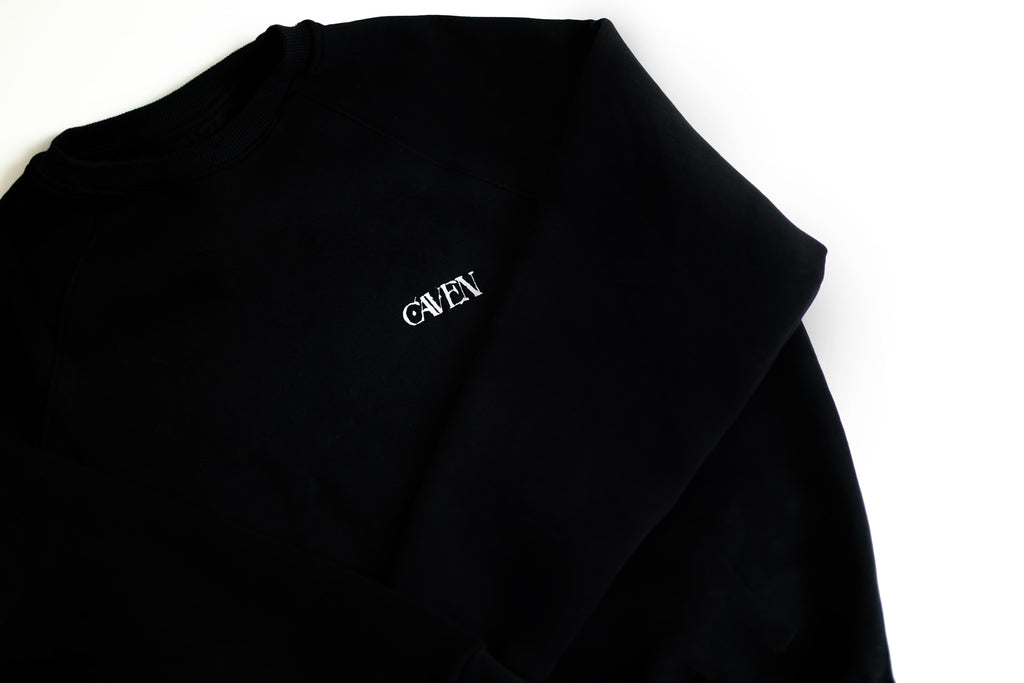 Boxy Crewneck - Black