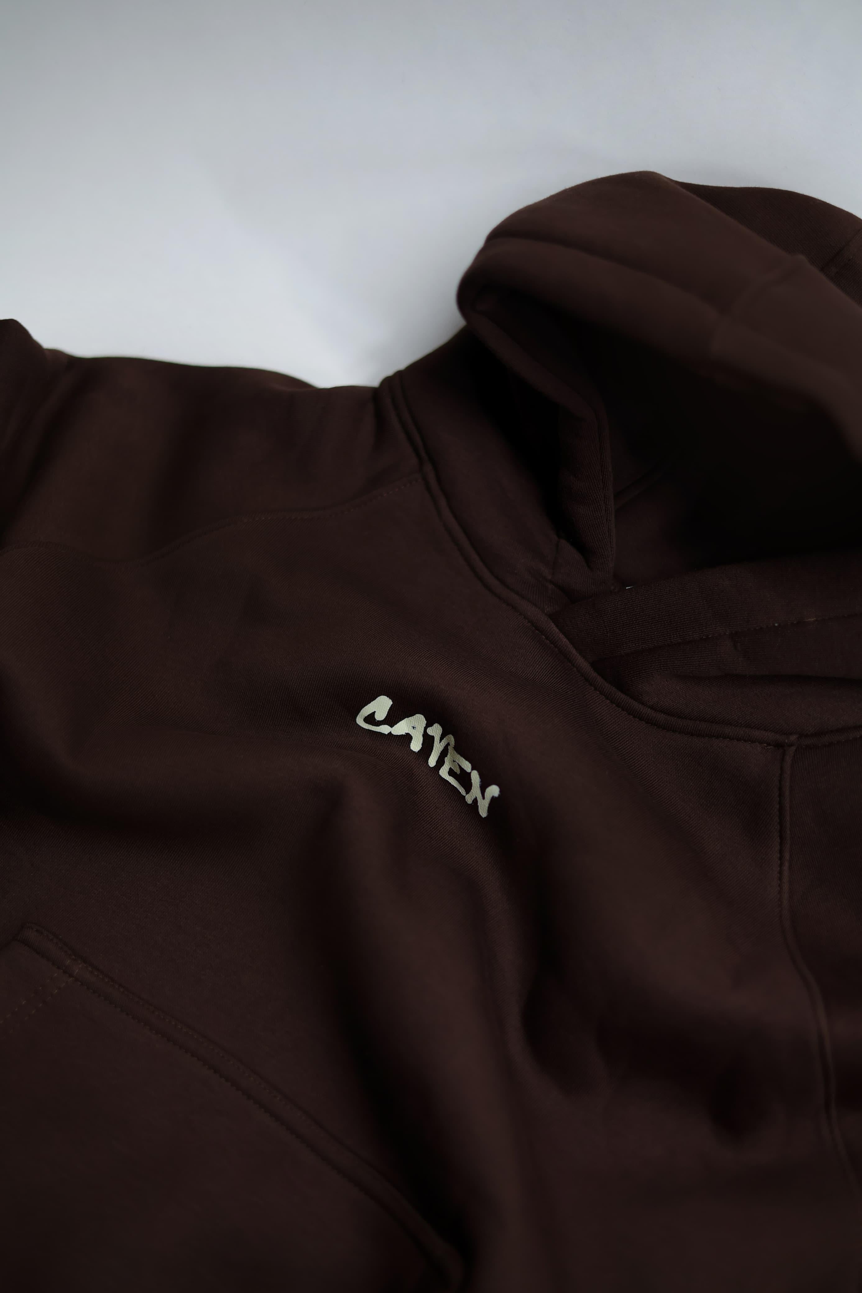 Boxy Hoodie - Brown