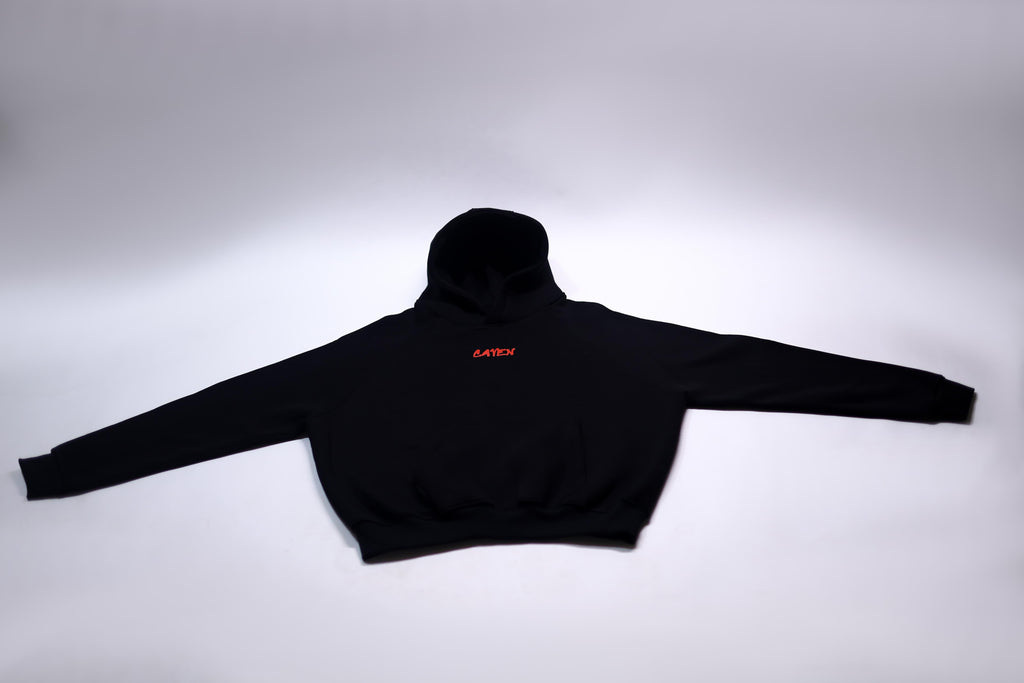 Boxy Hoodie - Black