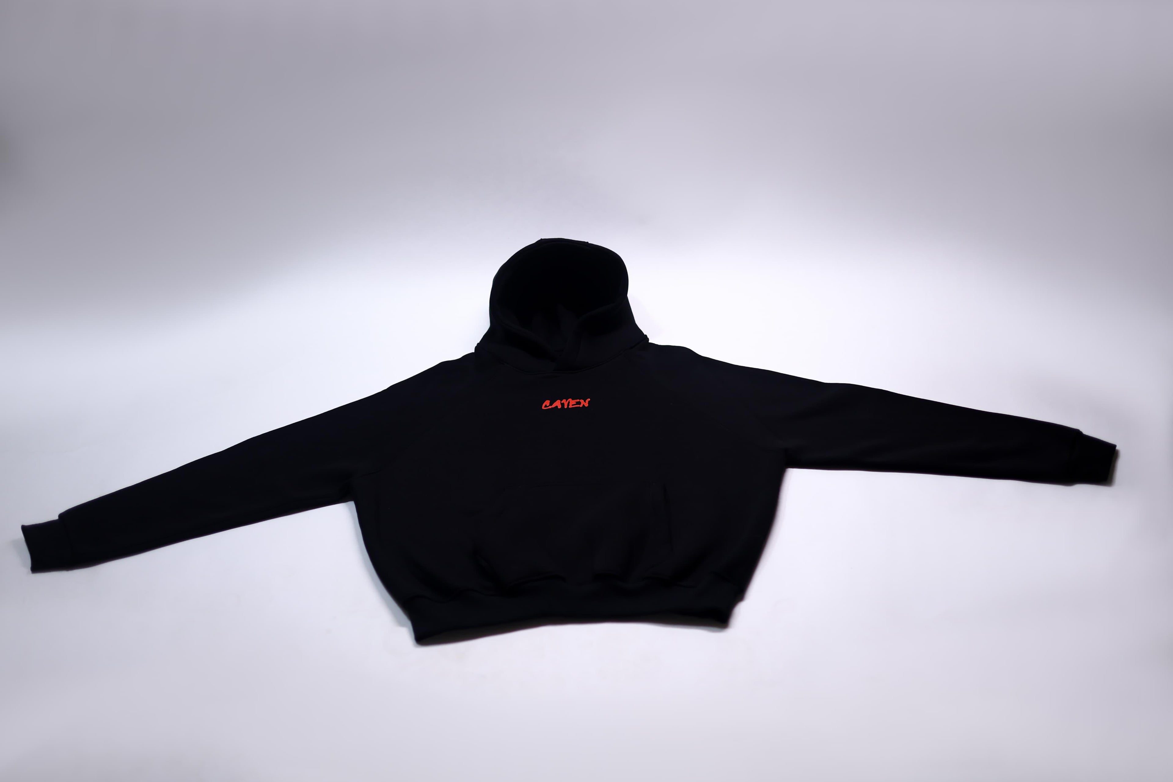Boxy Hoodie - Black
