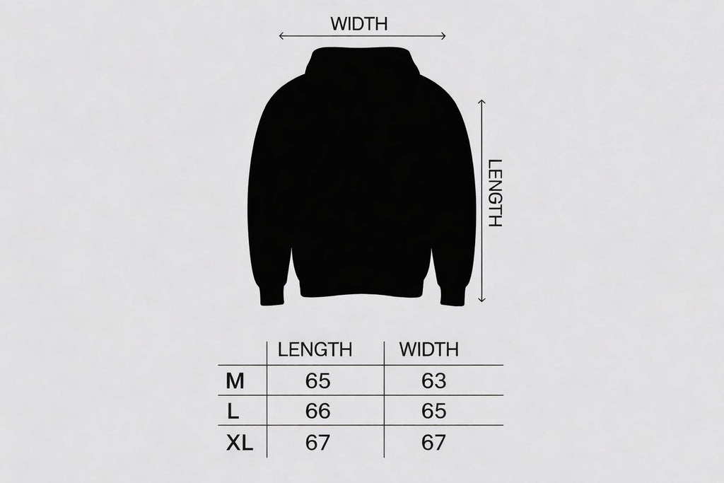 Boxy Hoodie - Black