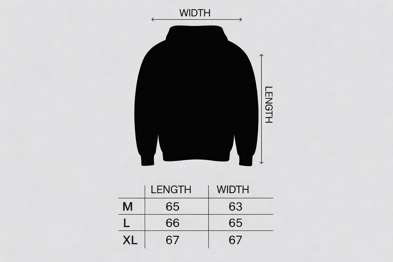 Boxy Hoodie - Black